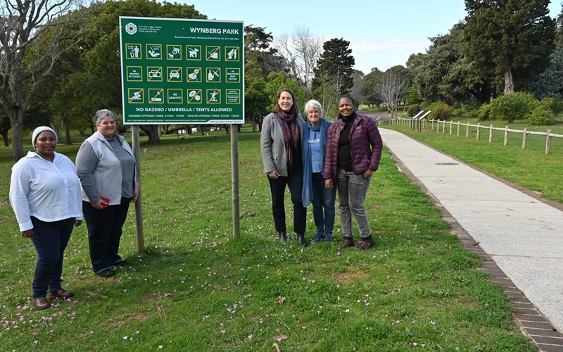Visitors at Wynberg Park