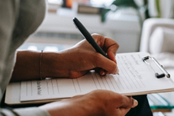 Completing an application