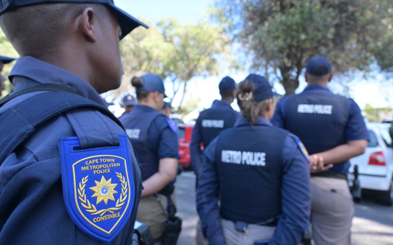 Metro Police officers on duty